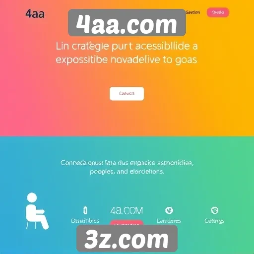 Acessibilidade e design do 4aa.com