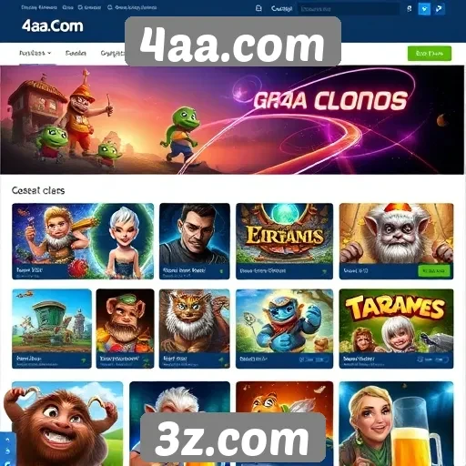 Comparação entre 4aa.com e outros sites de jogos